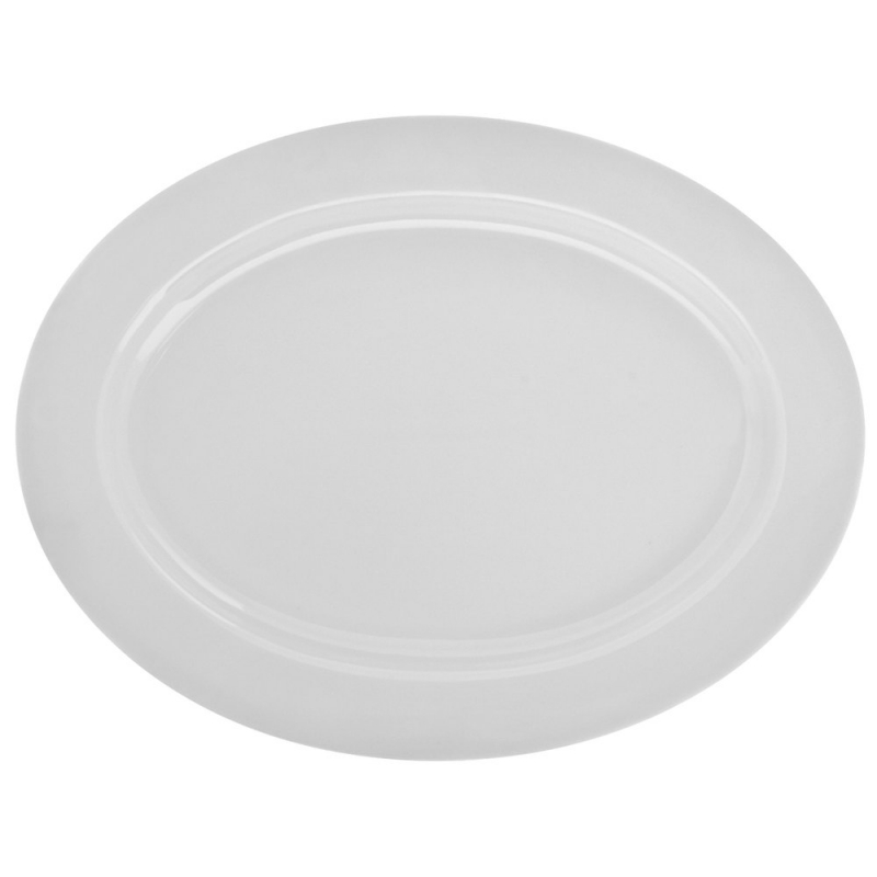 Classic White Oval Platter - Miami Restaurant Supplies