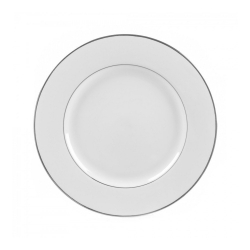 Silver Double Line Dinner Plate