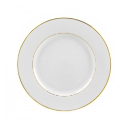 Gold Double Line Salad/Dessert Plate