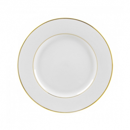 Gold Double Line Salad/Dessert Plate