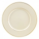 Cream Double Gold Charger Plate