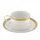 Paradise Gold Can Cup/Saucer