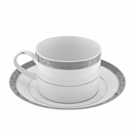 Paradise Platinum Can Cup/Saucer