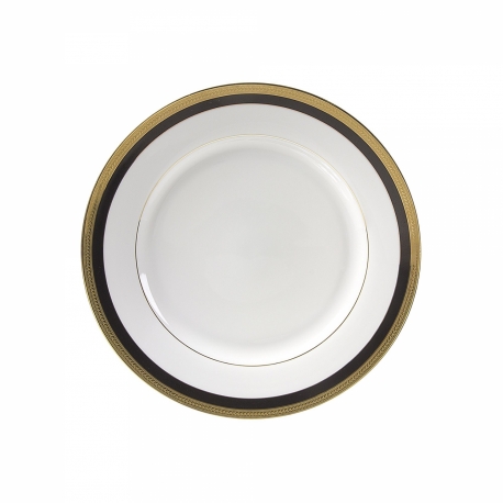 Sahara Black Luncheon Plate