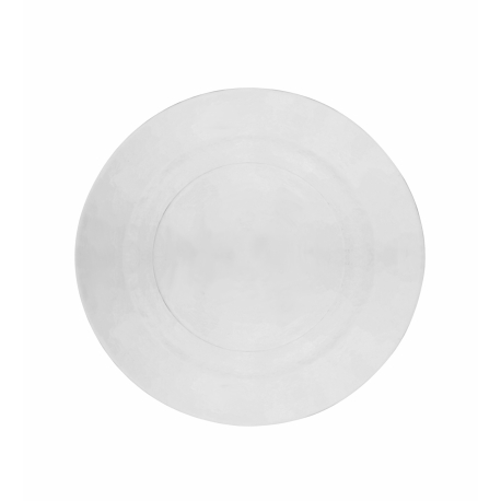 Hammered Glass Dinner Plate