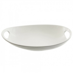 Oslo Oval Handle Platter 18"