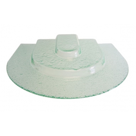 Tahoe Glass  3-Level Step Down Platter