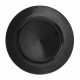 Lacquer Round Black Charger Plate