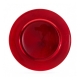 Lacquer Round Red Charger Plate