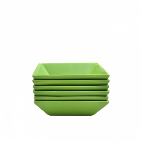 Nova Green Square Bowl S-6  7"